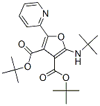 3,4-Furandicarboxylic  acid,  2-[(1,1-dimethylethyl)amino]-5-(2-pyridinyl)-,  3,4-bis(1,1-dimethylethyl)  ester Struktur