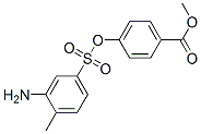 methyl 4-[[(3-amino-4-tolyl)sulphonyl]oxy]benzoate Struktur