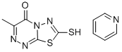 7-MERCAPTO-3-METHYL-[1,3,4]THIADIAZOLO[2,3-C][1,2,4]TRIAZIN-4-ONE, COMPOUND WITH PYRIDINE Struktur