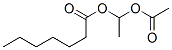 1-(ACETYLOXY)ETHYL HEPTANOATE Struktur