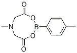 6-Methyl-2-p-tolyl-1,3,6,2-dioxazaborocane-4,8-dione Struktur