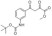 4-(3-BOC-AMINO-PHENYL)-2,4-DIOXO-BUTYRIC ACID METHYL ESTER Struktur