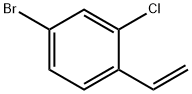 4-Bromo-2-chloro-1-ethenyl-benzene Struktur