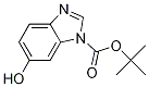 1H-BenziMidazole-1-carboxylicacid,6-hydroxy-,1,1-diMethylethylester Struktur