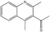 1-(2,4-DIMETHYLQUINOLIN-3-YL)ETHANONE Struktur