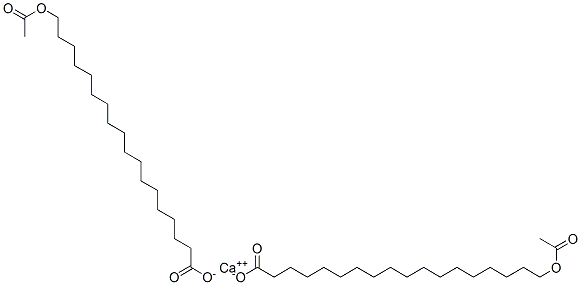 (acetato-O)(stearato-O)calcium Struktur