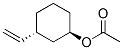 trans-3-vinylcyclohexyl acetate Struktur