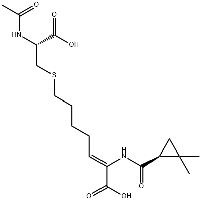 N-acetylcilastatin Struktur