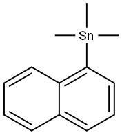 1-(Trimethylstannyl)naphthalene Struktur