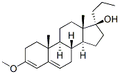 (17beta)-3-methoxy-17-propylandrosta-3,5-dien-17-ol Struktur