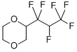 (1,1,2,3,3,3-HEXAFLUOROPROPYL)-1,4-DIOXANE, RACEMIC Struktur