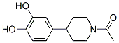 Piperidine, 1-acetyl-4-[4,5-dihydroxyphenyl]- Struktur