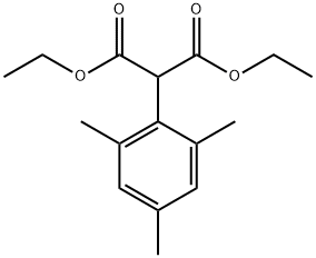 DIETHYL 2,4,6-TRIMETHYLPHENYL MALONATE Struktur