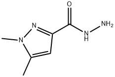 1H-Pyrazole-3-carboxylicacid,1,5-dimethyl-,hydrazide(9CI) Struktur