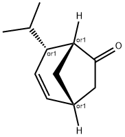 Bicyclo[3.2.1]oct-2-en-6-one, 4-(1-methylethyl)-, endo- (9CI) Struktur