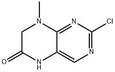 2-Chloro-7,8-dihydro-5H-pteridin-6-one Struktur