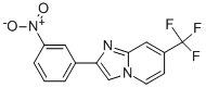 2-(3-Nitro-phenyl)-7-trifluoromethyl-imidazo[1,2-a]pyridine Struktur