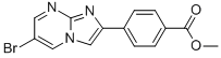 4-(6-Bromo-imidazo[1,2-a]pyrimidin-2-yl)-benzoic acid methyl ester Struktur