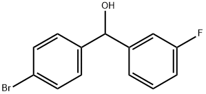 (4-BroMophenyl)(3-fluorophenyl)Methanol Struktur