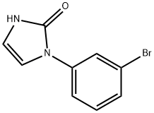 1-(3-Bromo-phenyl)-1,3-dihydro-imidazol-2-one
 Struktur