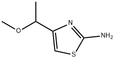 2-Thiazolamine,  4-(1-methoxyethyl)- Struktur