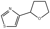 Thiazole,  4-(tetrahydro-2-furanyl)- Struktur