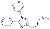 3,4-diphenyl-1H-pyrazole-1-propanamine Struktur