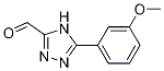 5-(3-Methoxy-phenyl)-4H-[1,2,4]triazole-3-carbaldehyde Struktur