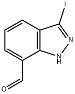 3-Iodo-1H-indazole-7-carbaldehyde Struktur