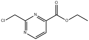 ethyl 2-(chloromethyl)pyrimidine-4-carboxylate Struktur