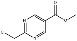 METHYL 2-(CHLOROMETHYL)PYRIMIDINE-5-CARBOXYLATE Struktur