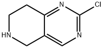 2-chloro-5,6,7,8-tetrahydropyrido[4,3-d]pyrimidine Struktur