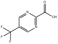 5-Trifluoromethyl-pyrimidine-2-carboxylic acid Struktur