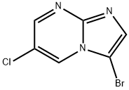 3-Bromo-6-chloro-imidazo [1.2-a] pyrimidine Struktur