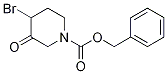 BENZYL 4-BROMO-3-OXOPIPERIDINE-1-CARBOXYLATE Struktur