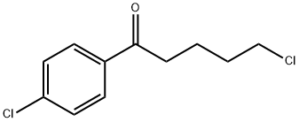 5-CHLORO-1-(4-CHLOROPHENYL)-1-OXOPENTANE Struktur