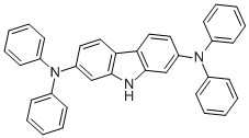 N,N,N'',N''-TETRAPHENYL-9H-CARBAZOLE-2,7-DIAMINE Struktur