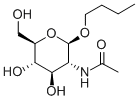 N-[2-ブトキシ-4,5-ジヒドロキシ-6-(ヒドロキシメチル)オキサン-3-イル]アセトアミド 化學(xué)構(gòu)造式