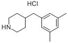 PIPERIDINE, 4-[(3,5-DIMETHYLPHENYL)METHYL]-, HYDROCHLORIDE Struktur