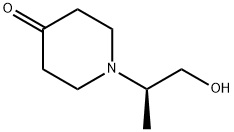 (R)-1-(1-HYDROXYPROPAN-2-YL)PIPERIDIN-4-ONE Struktur