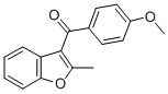 3-(4-METHOXYBENZOYL)-2-METHYLBENZOFURAN Struktur