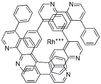 tris(4,7-diphenyl-1,10-phenanthroline)-rhodium (III) Struktur