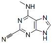 9H-Purine-2-carbonitrile,  6-(methylamino)- Struktur