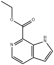 Ethyl 1H-pyrrolo[2,3-c]pyridine-7-carboxylate Struktur