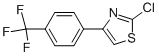 2-CHLORO-4-[4-(TRIFLUOROMETHYL)PHENYL]THIAZOLE Struktur