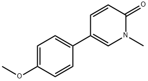 5-(4-Methoxyphenyl)-1-Methyl-1,2-dihydropyridin-2-one Struktur