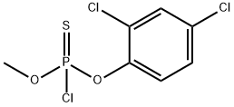 Chloridothiophosphoric acid O-(2,4-dichlorophenyl)O-methyl ester Struktur