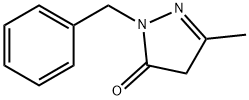 1-benzyl-3-methyl-2-pyrazolin-5-on Struktur