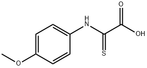 2-(4-methoxyphenylamino)-2-thioxoacetic acid Struktur