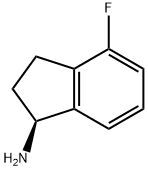 (S)-4-FLUORO-INDAN-1-YLAMINE Struktur